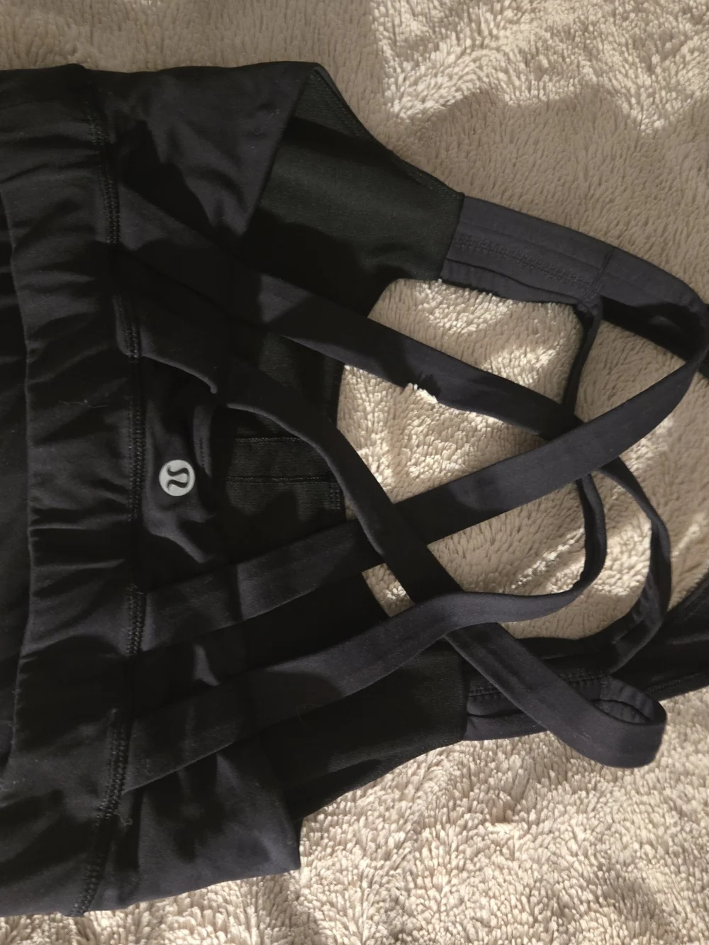 lululemon athletica Black Girls' Athletic Dress with Strappy Back